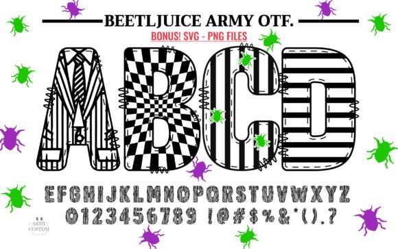 Beetljuice Army Bundle: A Creative’s Guide to This Display Typeface