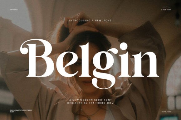 Belgin Ligature Typeface: A Modern Serif with Elegant Flair