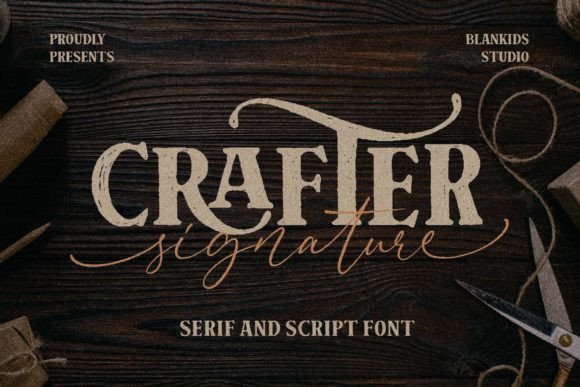 Crafter Signature: A Font with a Handmade Soul