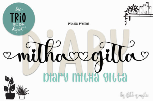 Diary Mithagitta: The Handwritten Font That Feels Like a Personal Note