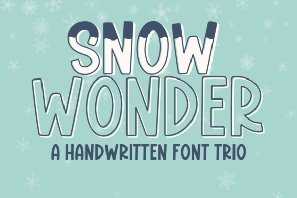 Exploring the Charm of the Snow Wonder Trio Font