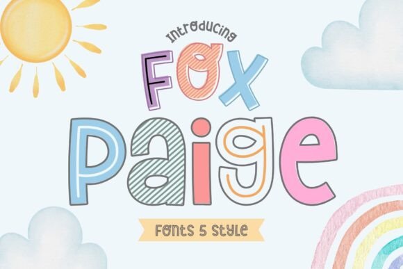 Fox Paige: The Playful Display Font for Bold, Creative Designs