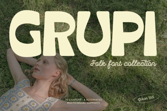 Grupi: The Bold, Retro Typeface with a Modern Twist