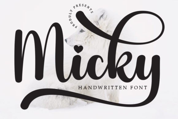 Micky: A Handwritten Font Blending Elegance and Modern Versatility