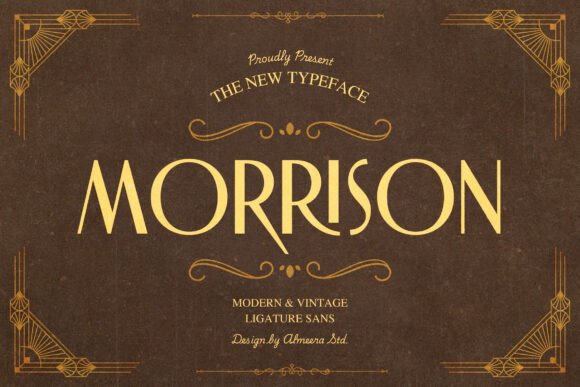 Morrison: Capturing 1920s Art Deco Elegance in Modern Design