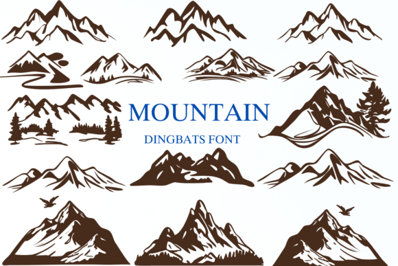 Mountain: A Dingbats Font with a Nature-Inspired Soul
