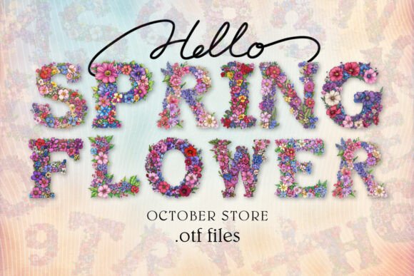 Spring Flower Alphabet: Infusing Designs with Seasonal Bloom