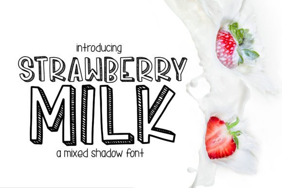 Strawberry Milk: A Playful Font for Whimsical Branding