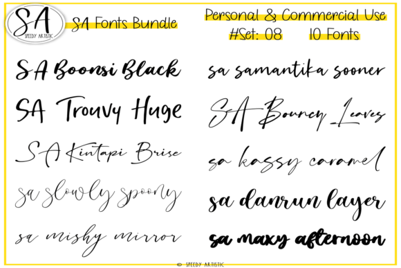 Transform Your Projects with Script and Handwritten Bundle 8