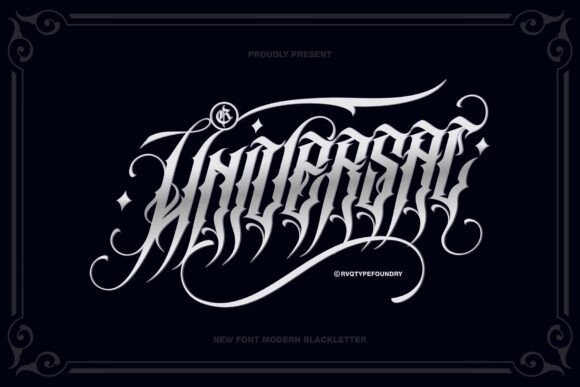 Universal Blackletter: The Dual-Purpose Typeface for Modern Brands