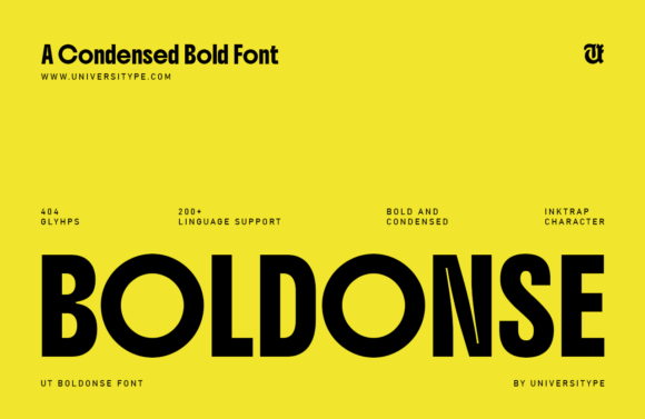 UT Boldonse: The Confident Typeface with a Playful Edge