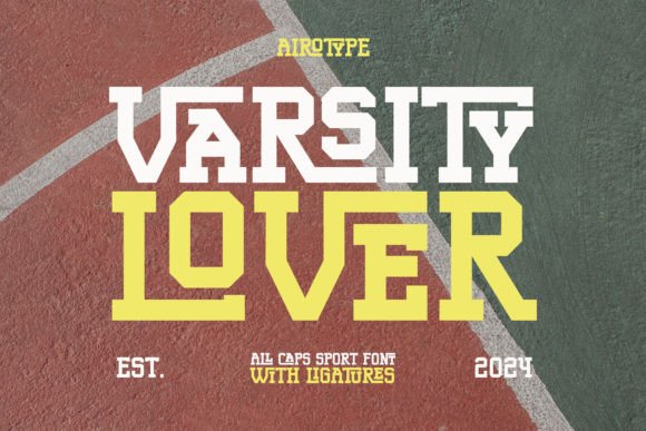 Varsity Lover: A Bold Slab Serif for Modern Teams