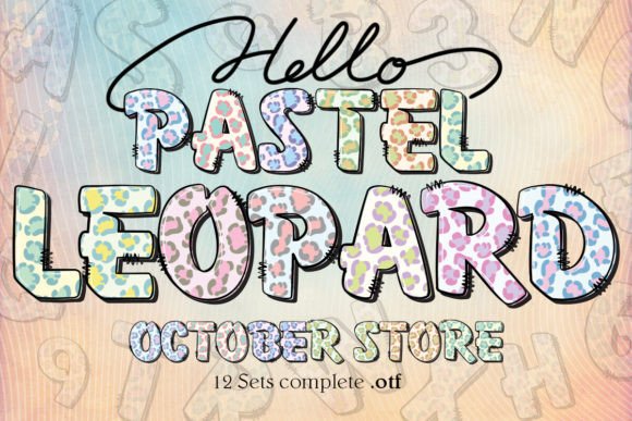 Wild Elegance: A Deep Dive into the Pastel Leopard Font